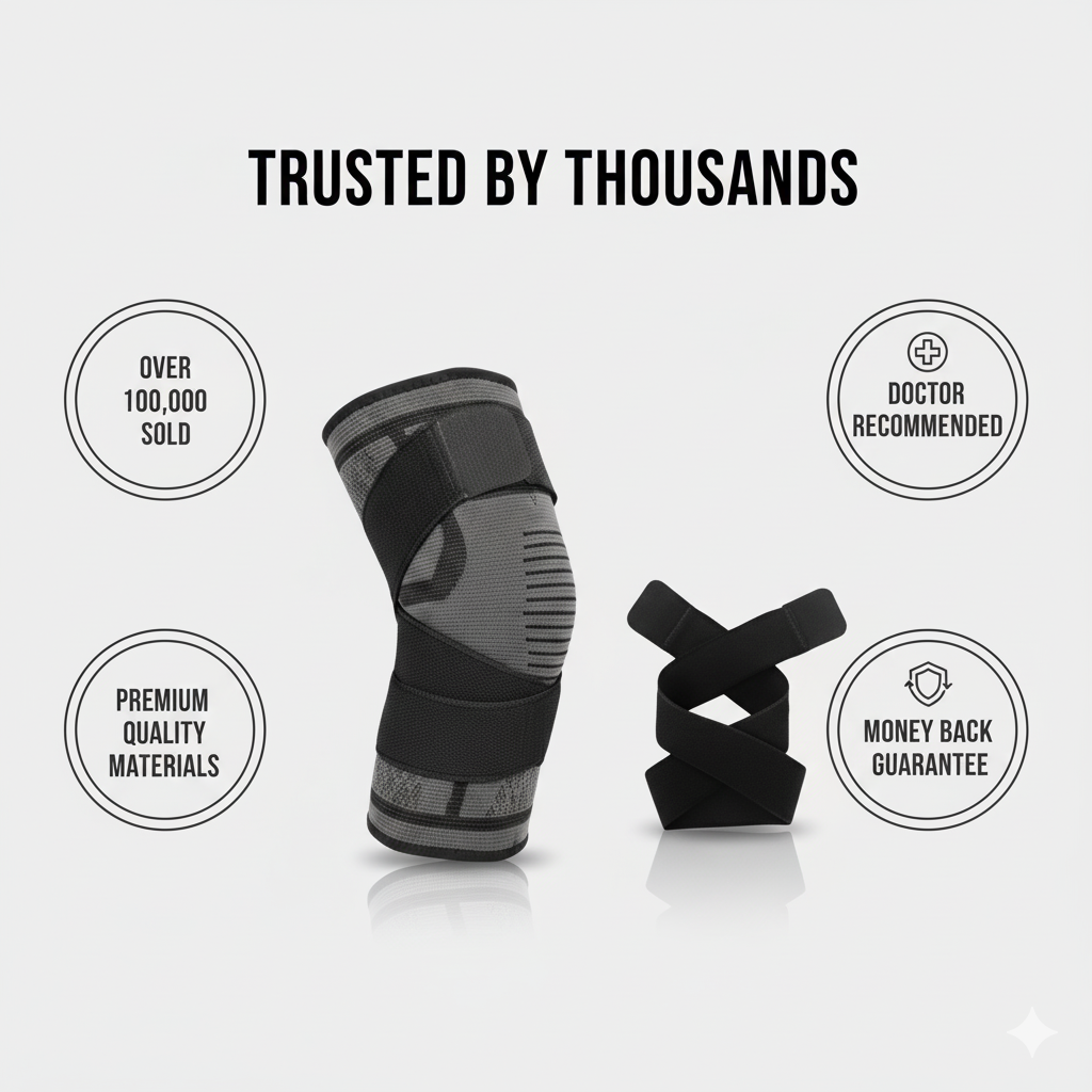 SilverStead Knee Compression Sleeve™